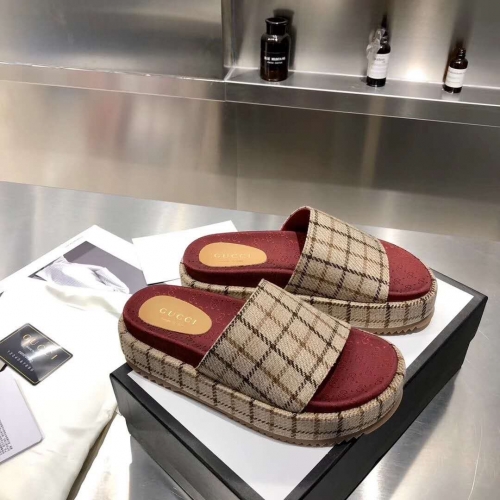 No.20201 Gucci slippers platform slippers size 35-41