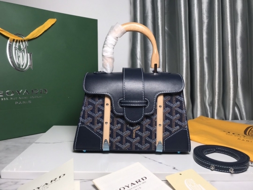 No.20203 Goyard handle bag mini Saigon GY020192 20x14.5×9cm plus handle 25cm height 10colros