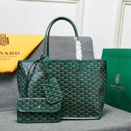 No.20207 Goyard two face leather tote bag big size (55-40)-15-30cm small size (46-34)-15-28cm 12colors