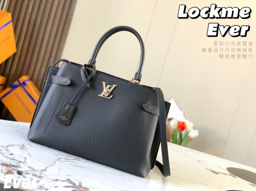 No.20235 LV Lockme Day bag M53730 black M55325 green M53645 blue 31.0 x 24.0 x 16.0 cm