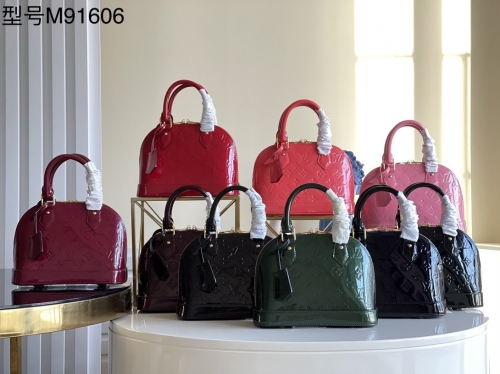 No.20247 LV M91606 Alma BB Monogram Vernis 25 x 19 x 11cm 9colors