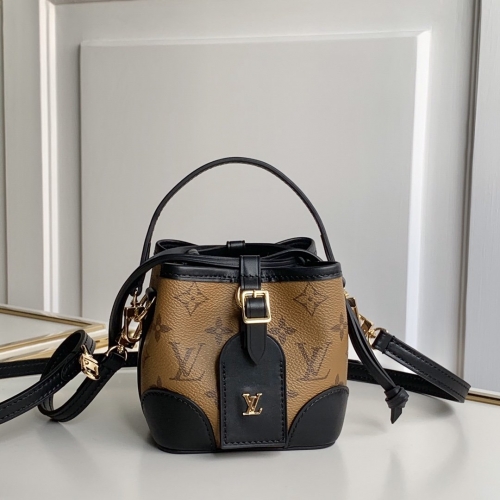 No.20249 LV M57099 brown M57100 black Noé Purse mini bucket 12×12×12cm NOÉ PURSE big size 22x19x23cm