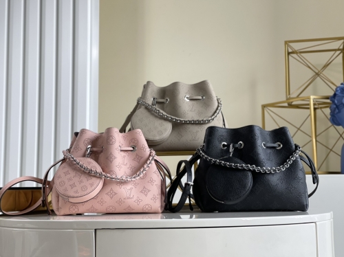 No.13497 LV Bella Muria M57201 grey M57536 grey and pink M57070 black M57068 magnolia M58480 white bucket bag 19 x 22 x 14cm 5colros 20271