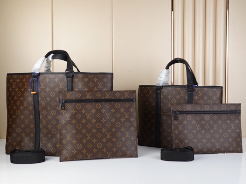 No.20293 LV M45734 37.0 x 29.0 x 13.0 M45733 38.5 x 29.0 x 11.0 Monogram Macassar Week-End Tote