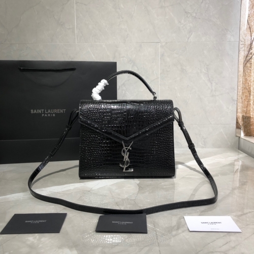 No.20329 YSL CASSANDR 578000 24.5×20×11.5cm Calfskin crocodile