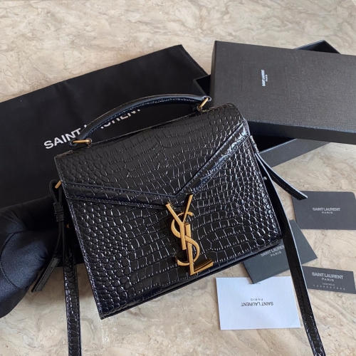 No.20332 YSL CASSANDR 532753 20x16x7.5cm Calfskin crocodile