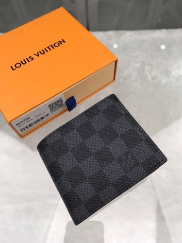 No.20439 LV wallet N63336 11.0 x 9.0 cm Damier Graphite