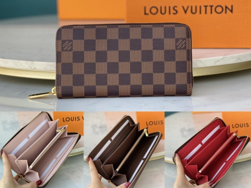 No.20485 LV wallet N60017 M41895 M42616 N60015 41661 N61694 6007 N60017 N60015 19.5X10CM ZIPPY