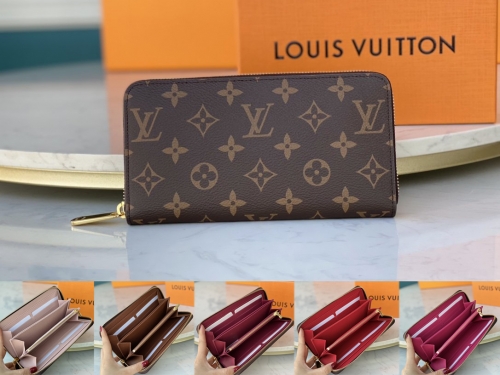 No.20486 LV wallet N60017 M41895 M42616 N60015 41661 N61694 6007 N60017 N60015 19.5X10CM ZIPPY