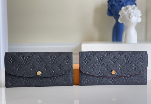 No.20492 LV wallet M62369 black M69417 blue 19X10cm