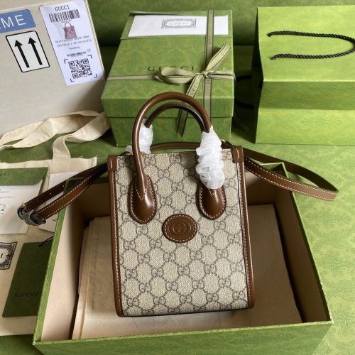 No.20546 Gucci 671623 16*20*7cm GG Retro mini tote