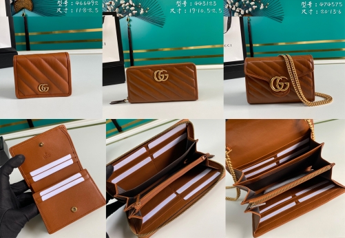 No.20554 Gucci 474575 20*13*6cm 443123 19*10.5*2.5cm,  466492 11*8*2.5cm