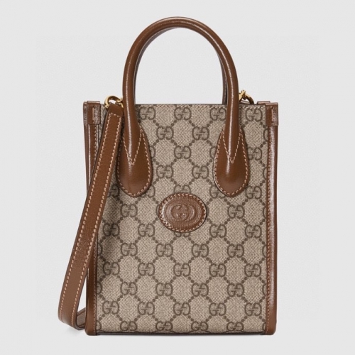 No.20567 Gucci 671623 16x20x7cm GG Retro mini tote