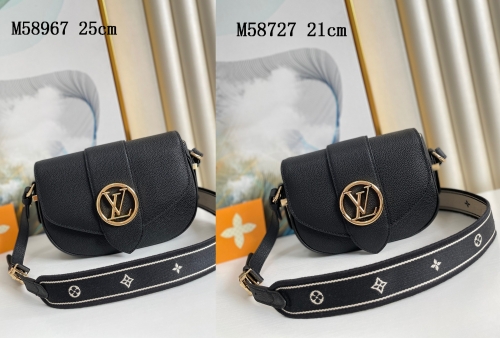 No.20600 LV M58967 MM 25cm M58727 21cm , M58727 21 x 15 x 6.5cm M58967 25 x 17.5 x 8cm LV Pont 9 Soft LV Circle