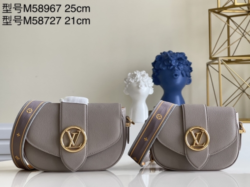 No.20598 LV M58967 MM 25cm M58727 21cm , M58728 grey 21 x 15 x 6.5cm M58968  25 x 17.5 x 8cm LV Pont 9 Soft LV Circle