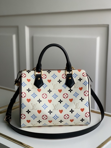 No.20706 LV M57466 25 x 19 x 15cm Speedy Bandoulière 25 Game On Monogram