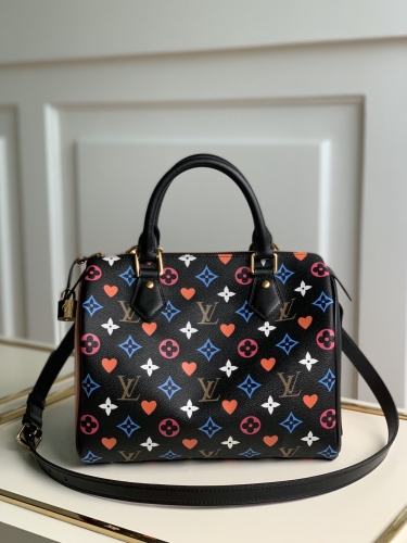 No.20705 LV M57466 25 x 19 x 15cm Speedy Bandoulière 25 Game On Monogram