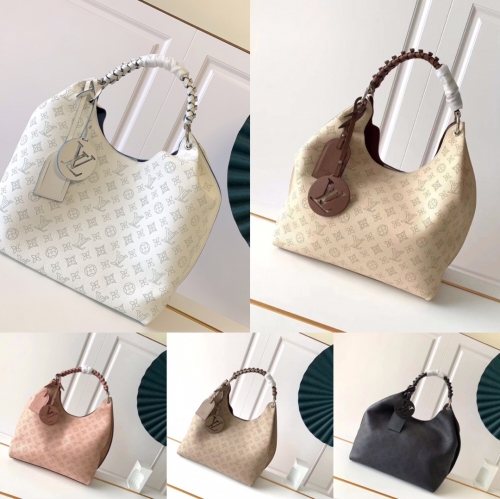 No.207121 LV M53188 59303 35x40x17cm Taurillon calfskin Carmel hobo