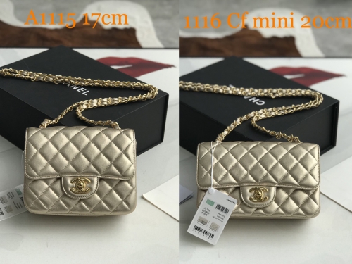 No.50058 Chanel A1115 CF 17cm sheepskin 1116 Cf mini 20cm