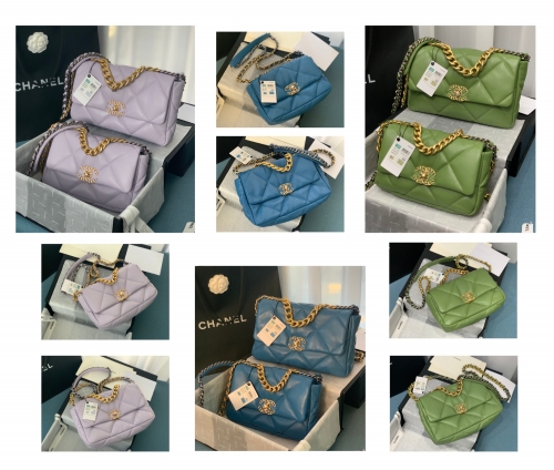 No.50070 Chanel AS1160 26cmx16cmx9cm, AS1161 30cmx20cm10cm Goatskin 19 bag 2019