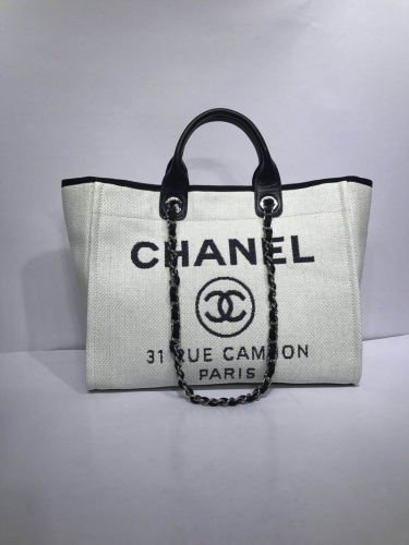 No.50129 Chanel A66941 39*30*22cm shopping bag tote