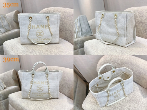 No.50115 Chanel 39cm/66941-400550 ,35cm/67001-400520, shopping bag tote