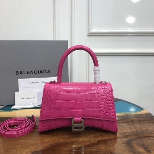 No.30015 Balenciaga hourglass bag Calfskin with Litchi grain Adjustable shoulder strap SIZE: 19 * 8 * 21cm, 23*10*24cm