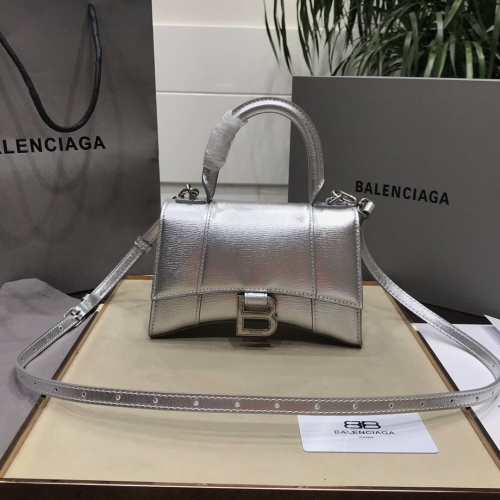 No.30014 Balenciaga hourglass bag Calfskin with Litchi grain Adjustable shoulder strap SIZE: 19 * 8 * 21cm, 23*10*24cm