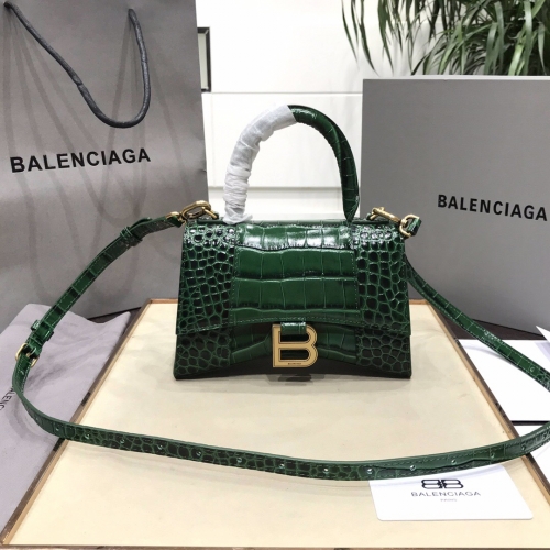 No.30012 Balenciaga hourglass bag Calfskin with Litchi grain Adjustable shoulder strap SIZE: 19 * 8 * 21cm, 23*10*24cm