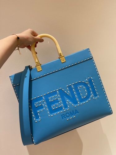 No.30039 Fendi 36553B148 Shine Tote Size:35x17x31cm #26954