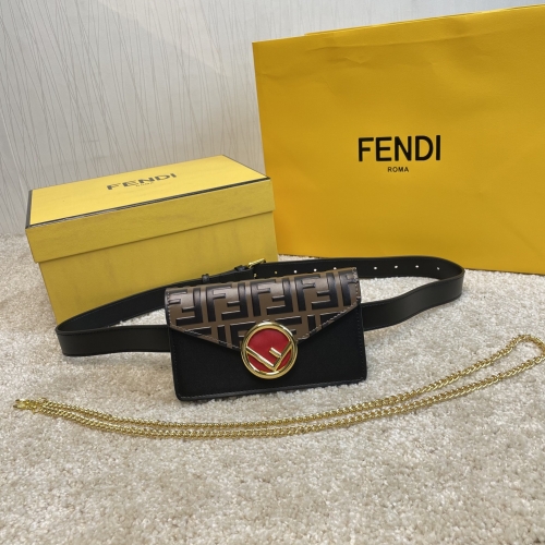 No.30046 Fendi 8805 Waist Bags 4Colours SIZE:17.5*11*3.5cm #21871