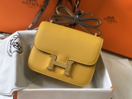 No.30121 Hermès 981400 Epsom Hand Bags Size:19cm #27668