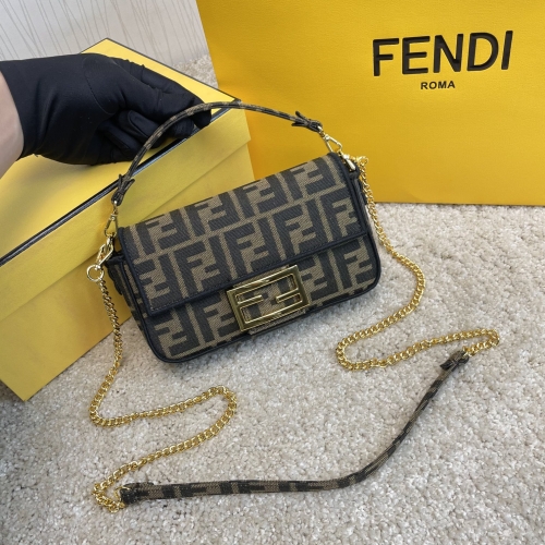 No.30047 Fendi 8852 Baguette HandBags 3Colours SIZE:19×5×11CM #21870