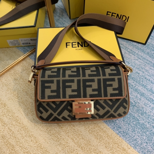 No.30054 Fendi 8BR600 BAGUETTE Fendi HandBags SIZE:26CM #21864