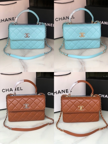 No.50177 Chanel 92236 25cmX15cmX17cm import of sheep skin Trendy