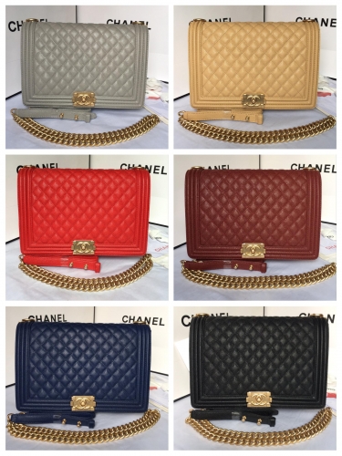 No.50215 Chanel A67087 30×21×9cm Boy shouder bag