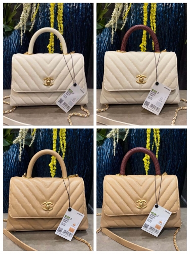 No.50213 Chanel AS92990 14x24X10cm cocohandle 20/21s grain embossed calfskin No.50203