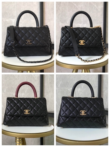 No.50204 Chanel AS92990 14x24X10cm cocohandle 20/21s grain embossed calfskin No.50203