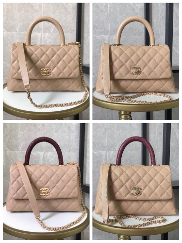 No.50206 Chanel AS92990 14x24X10cm cocohandle 20/21s grain embossed calfskin No.50203