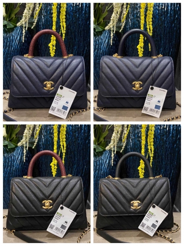 No.50212 Chanel AS92990 14x24X10cm cocohandle 20/21s grain embossed calfskin No.50203