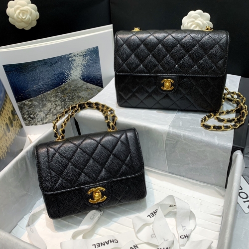 No.50220 Chanel 2309 17x6x12cm, 2308 20x6.5x14.5cm Vintage