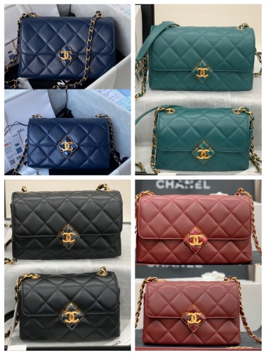 No.50216 Chanel    AS2634    22*7.5*14cm   AS2633   15*19*7.5cm  Sheepskin series: single lid bag