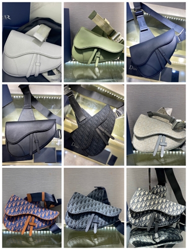 No.51017 Dior 093 20*28.6*5cm Saddle Bag