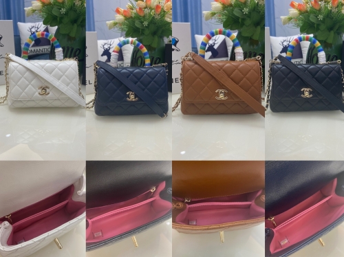 No.50239 Chanel  2215 19cm mini cocohandle rainbow handle