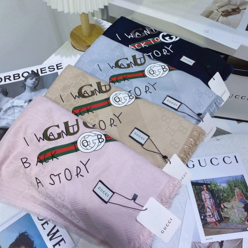 No.90009 Scarves and shawls 2021 GUCCI  140*140cm  Cashmere blend