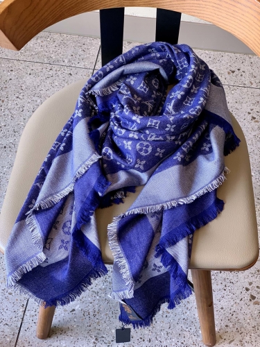 No.90067 Scarves and shawls  LV  140*140cm  60% silk, 40% wool