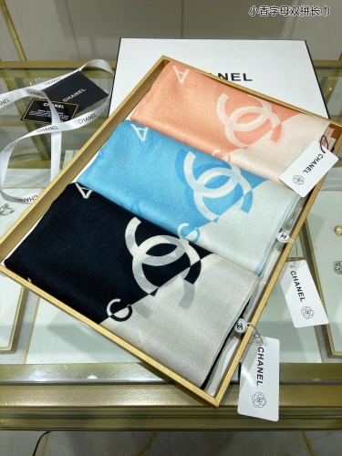 No.90060 Scarves and shawls 2021 CHANEL 110*200cm  100% top grade pure cashmere