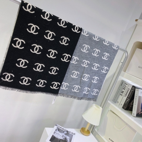 No.90057 Scarves and shawls 2021 CHANEL  180*45  Wool