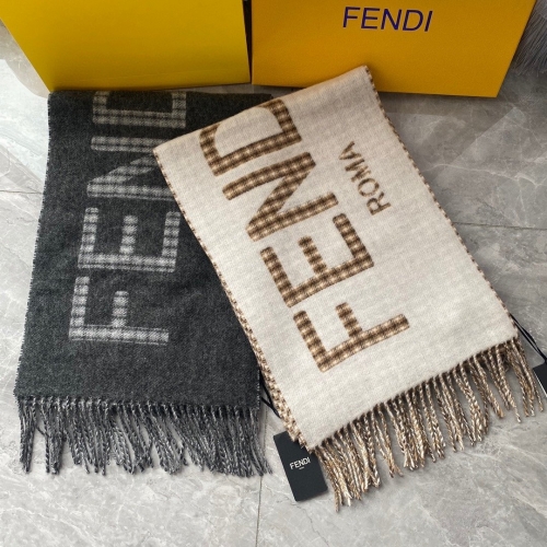 No.90033 Scarves and shawls  2021  Fendi  30*180cm   25% cashmere, 75% wool