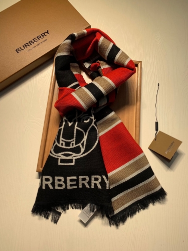 No.90108 Scarves and shawls 2021 BURBERRY  33*188cm  Double Jacquard